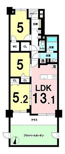 間取りを拡大表示