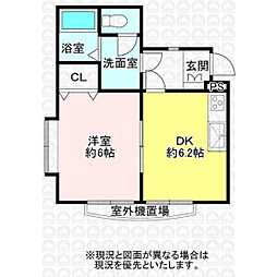 間取図画像 1DK