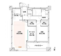 間取図画像 1SLDK