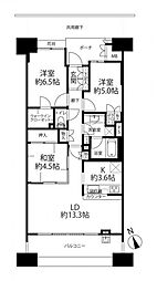 間取図画像 3LDK
