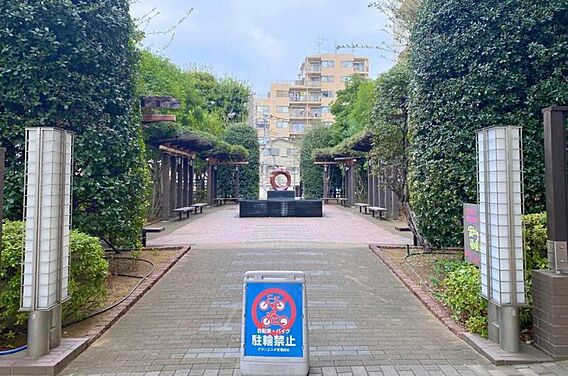 水と緑を感じる...