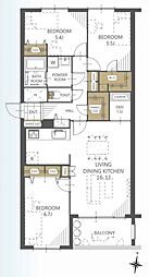 間取図画像 3LDK