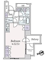 間取図画像 ワンルーム