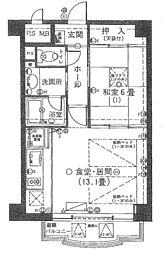 ファミールヴィラ第3仙石原 1LDKの間取図画像