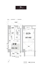 エスリード大阪シティーウエスト ワンルームの間取図画像