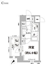 エスリード天王寺町北 1Kの間取図画像