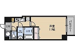 S-レジデンス緑橋駅前 1Kの間取図画像