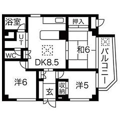物件の間取り