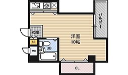 エクセレンス樹羅 ワンルームの間取図画像