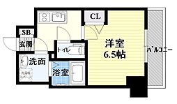 ララプレイスザ・京橋ステラ 1Kの間取図画像