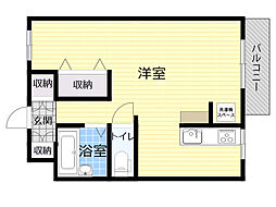エルパラッツォ京橋 ワンルームの間取図画像