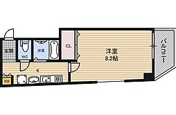 サンコート緑橋 1Kの間取図画像