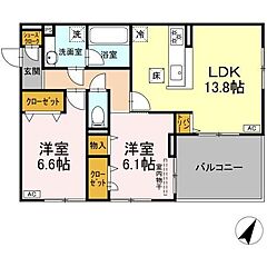 物件の間取り
