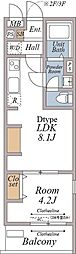リブリ・フェリス鹿島 1LDKの間取図画像