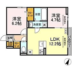 物件の間取り