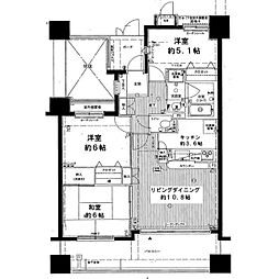 間取図画像 3LDK