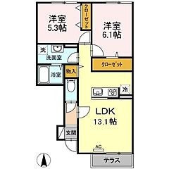 物件の間取り
