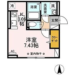 間取図画像 ワンルーム