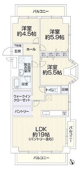 間取りを拡大表示