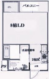 間取図画像 1LDK