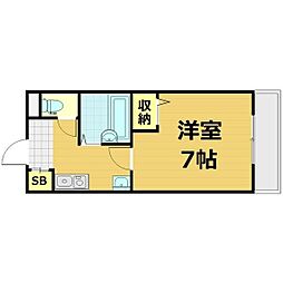 間取図画像 1K