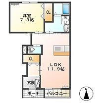 1階 / 1LDK / 48.44㎡
