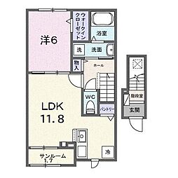 ＭｏｄｅｒｎＶｉｌｌａ二の岡Ａ 2階