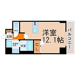 プレサンス東別院駅前コネクション 1Kの間取図画像