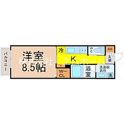 間取図画像 1K