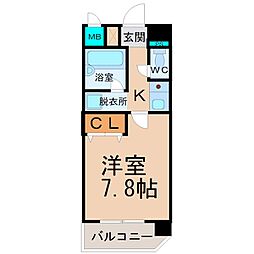 間取図画像 1K