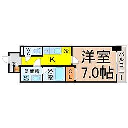 間取図画像 1K