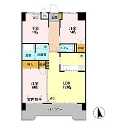 間取図画像 3LDK