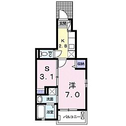 アークレイズ 1SKの間取図画像