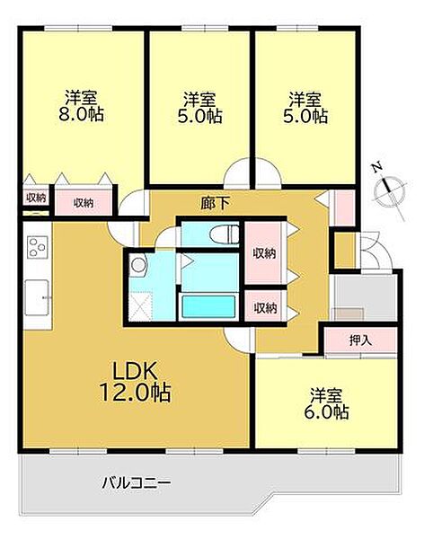 間取りを拡大表示