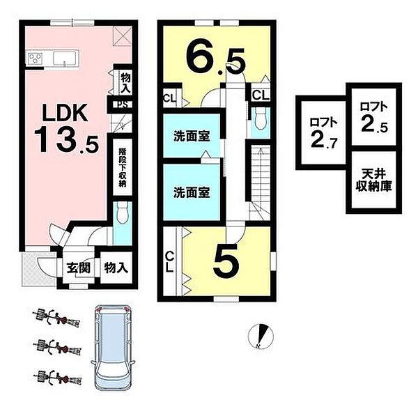 間取りを拡大表示