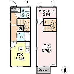 メゾン・ド・エスポワール 1SDKの間取図画像