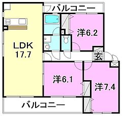 物件の間取り