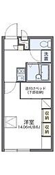 レオパレスMontPianne 1Kの間取図画像