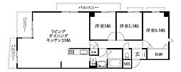 ロイヤルメゾン岩崎町 3LDKの間取図画像