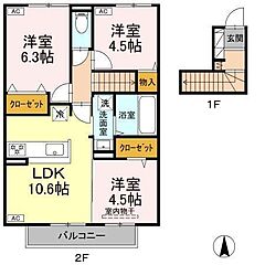 物件の間取り