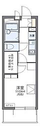 レオパレス辻町2 1Kの間取図画像