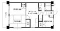 コーポラスSAYA3階4.5万円