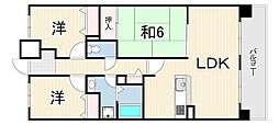 ウエストコート11番街 3LDKの間取図画像