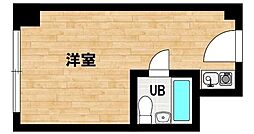 ステュディオ新大阪 ワンルームの間取図画像