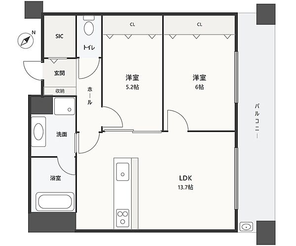 間取りを拡大表示