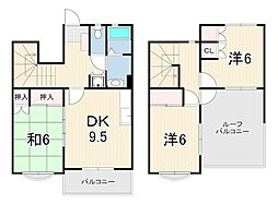 アグロス3号棟 3DKの間取図画像