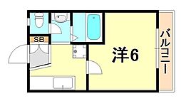 ファーストマンション 1Kの間取図画像