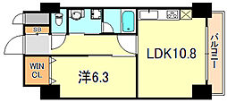 リラシオ西明石駅前 1LDKの間取図画像