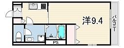 MaisonCharme 1Kの間取図画像