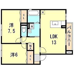 物件の間取り